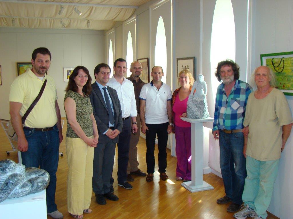 Botschafter Sami Ukelli mit Kosovarischer Delegation - Expo Destan Gashi